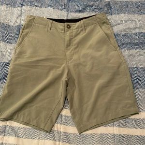 Volcom green shorts